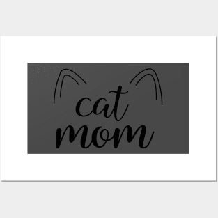 Cat Mom Posters and Art